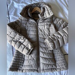 DKNY Winter Jacket Large Taupe